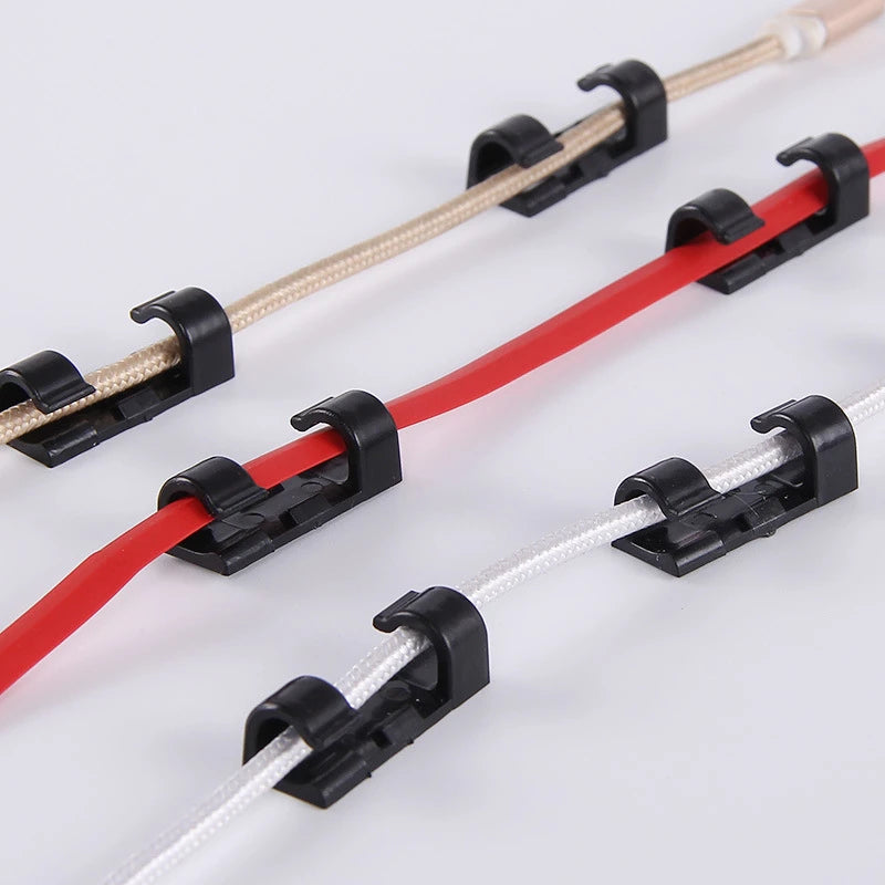 20 Pcs Self-Adhesive Cable Clips