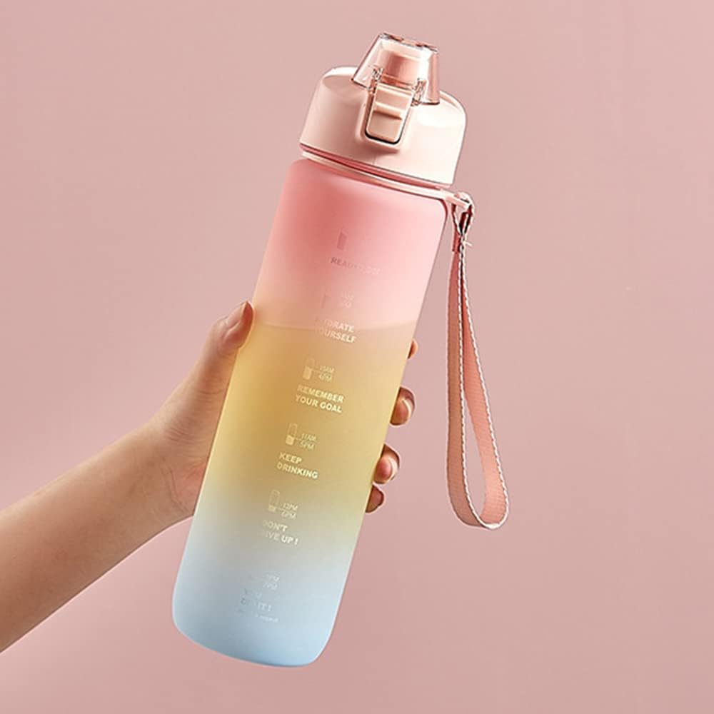 Water Bottle with Time Marker