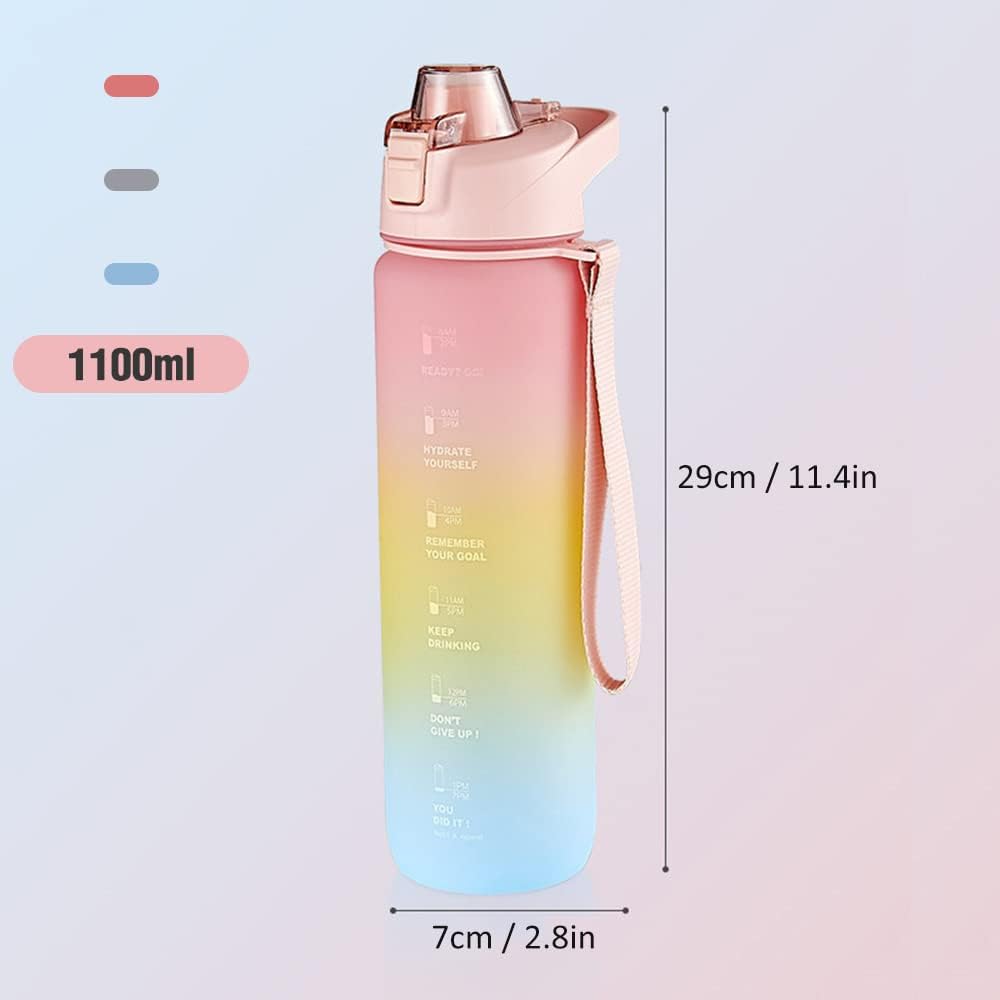 Water Bottle with Time Marker