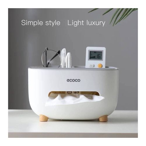 Ecoco Tissue Box and Utensil Holder