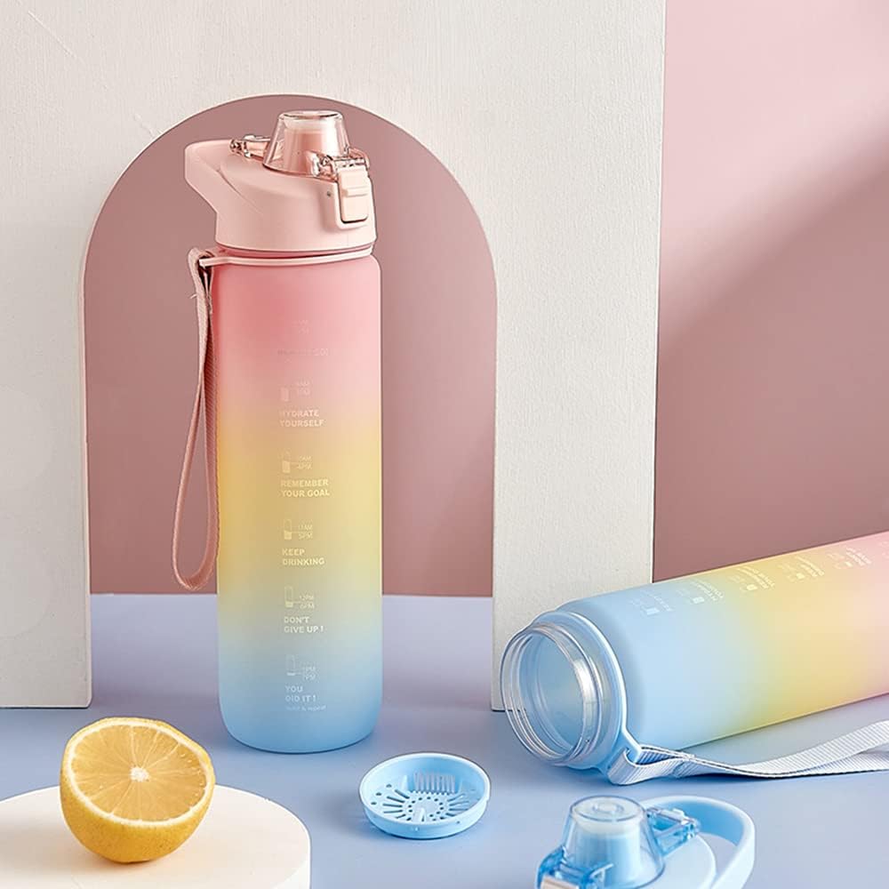Water Bottle with Time Marker