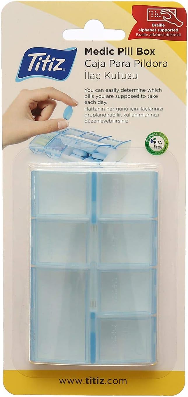 Titiz Medicine Pill Box