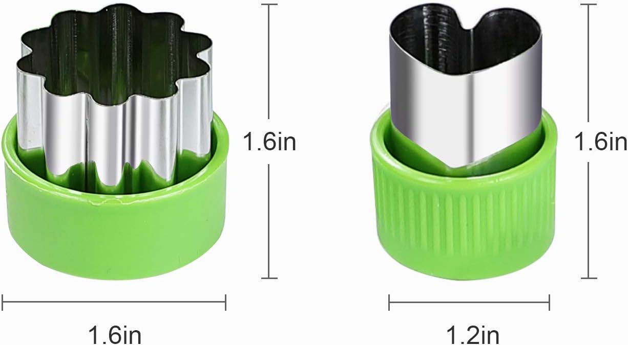 Cutters Shapes Set, 12 pcs Stainless Steel