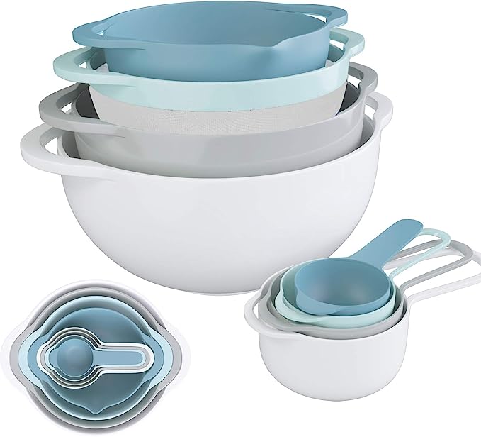 Nesting Bowls 8 Piece Mixing Bowl Set