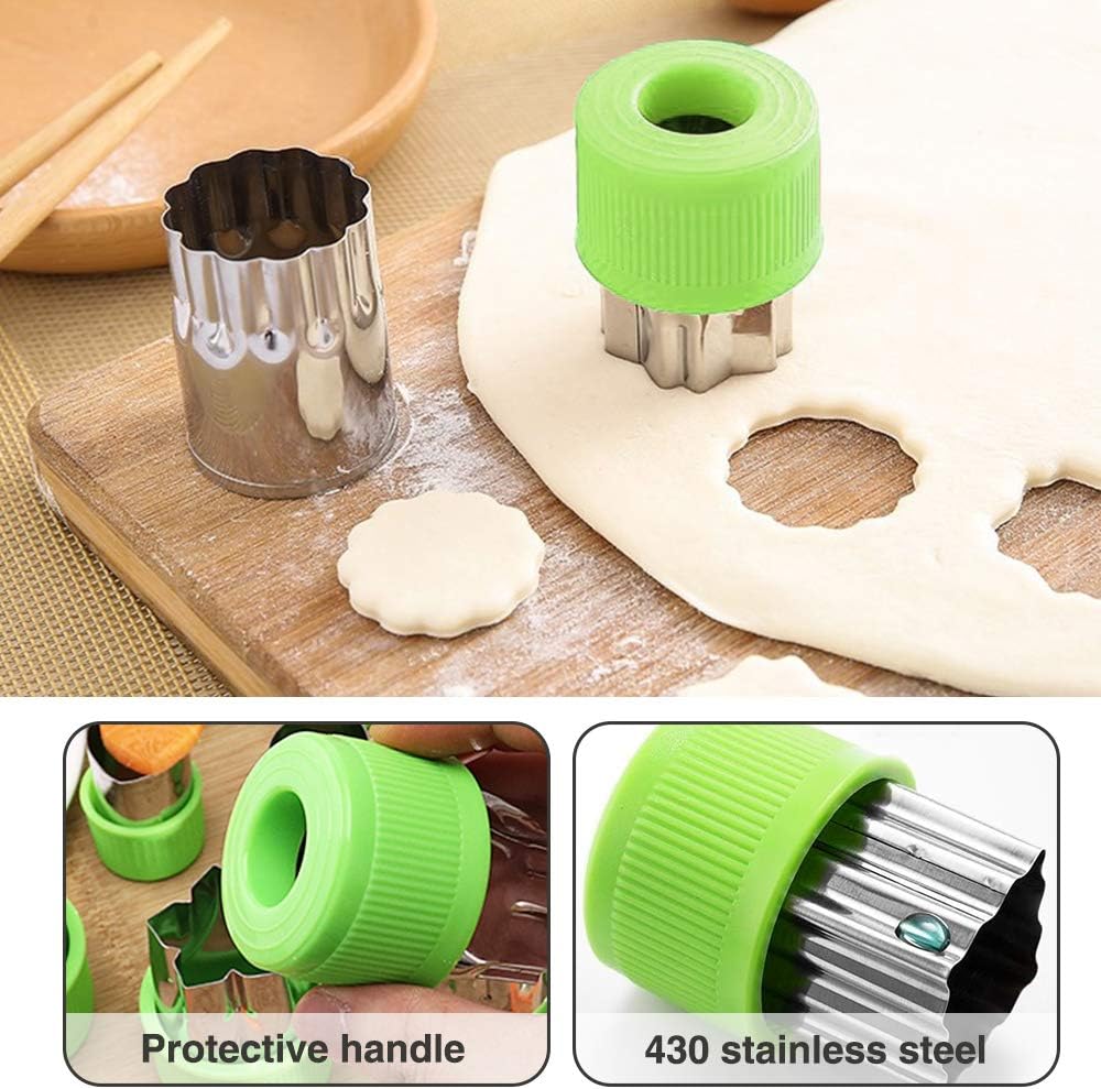 Cutters Shapes Set, 12 pcs Stainless Steel