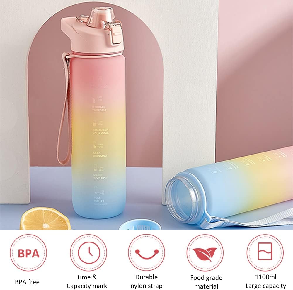 Water Bottle with Time Marker