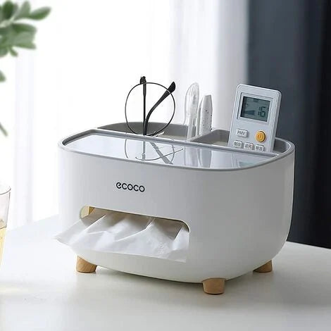 Ecoco Tissue Box and Utensil Holder