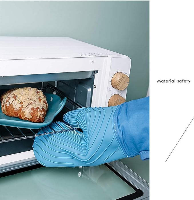 High Temperature Resistant Thickened Oven Mitts