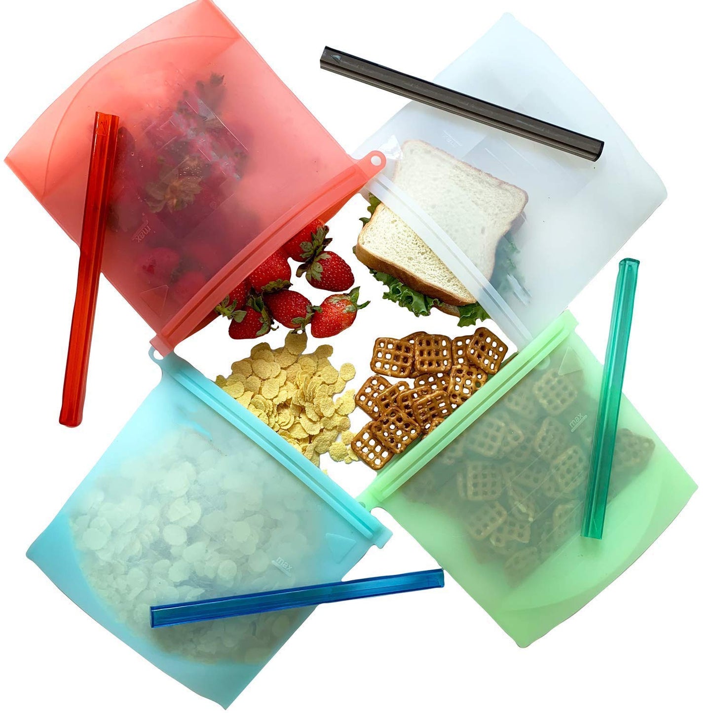 Reusable Silicone Food Storage Bags (1.5 Litres)