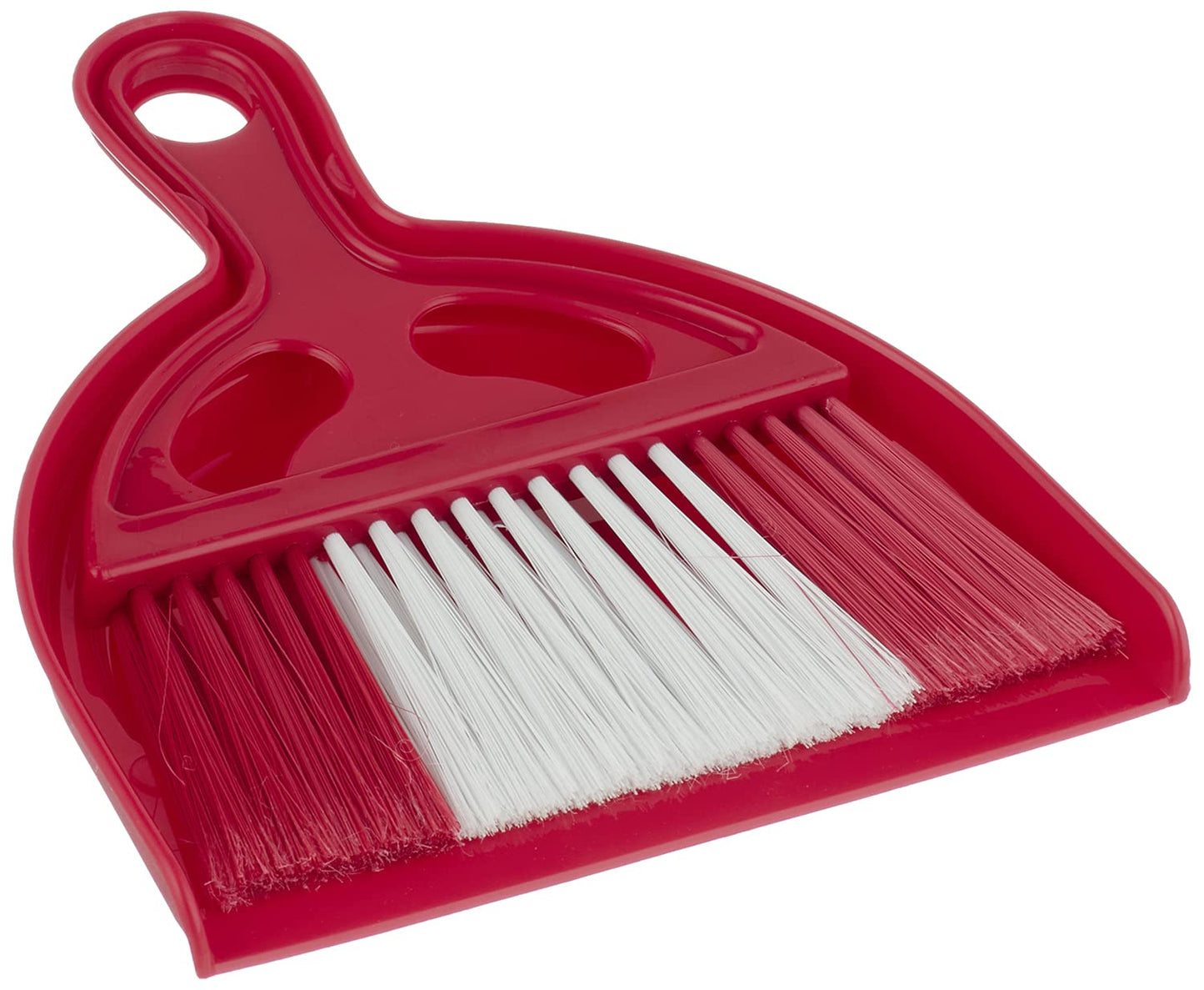 Titiz Small Broom Brush for Cleaning with Plastic Handle and Dustpan
