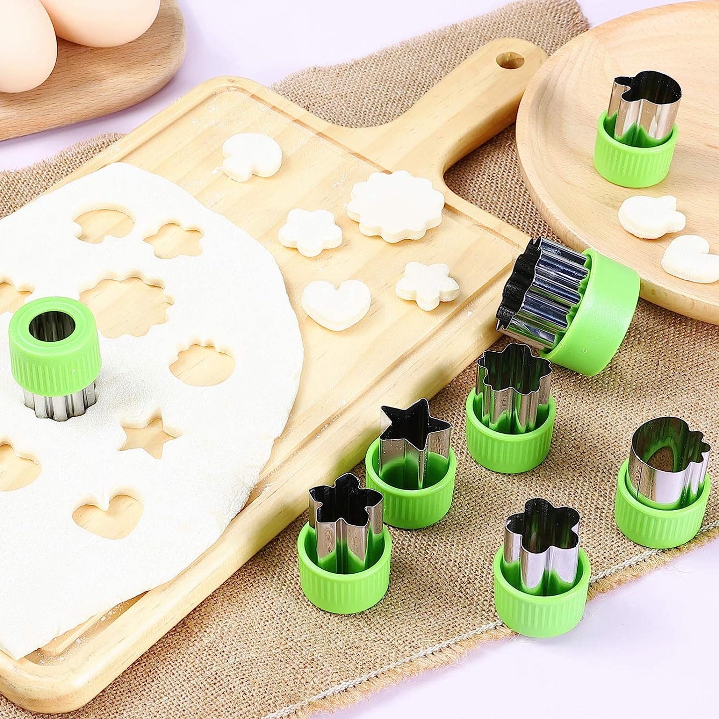 Cutters Shapes Set, 12 pcs Stainless Steel