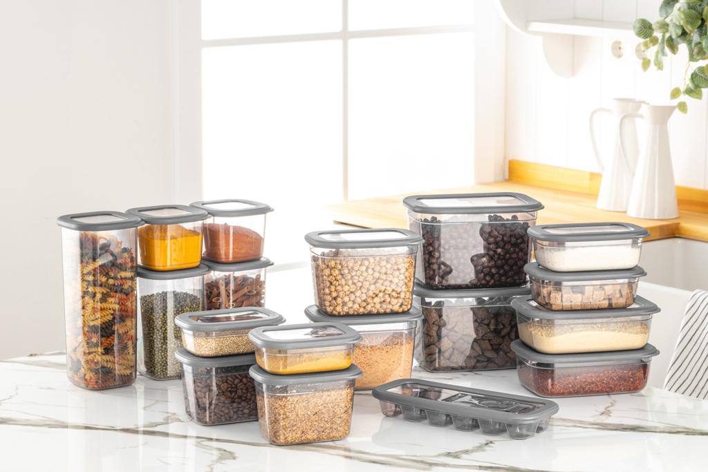 Folly Life Plastic 18 Pieces Food Containers