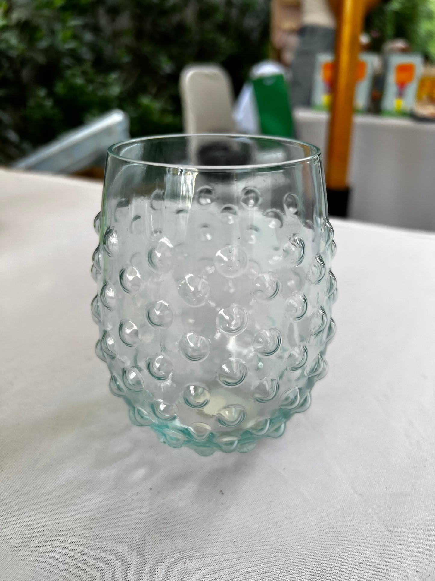 Set of 6 Hobnail Premium Glass Drinkware