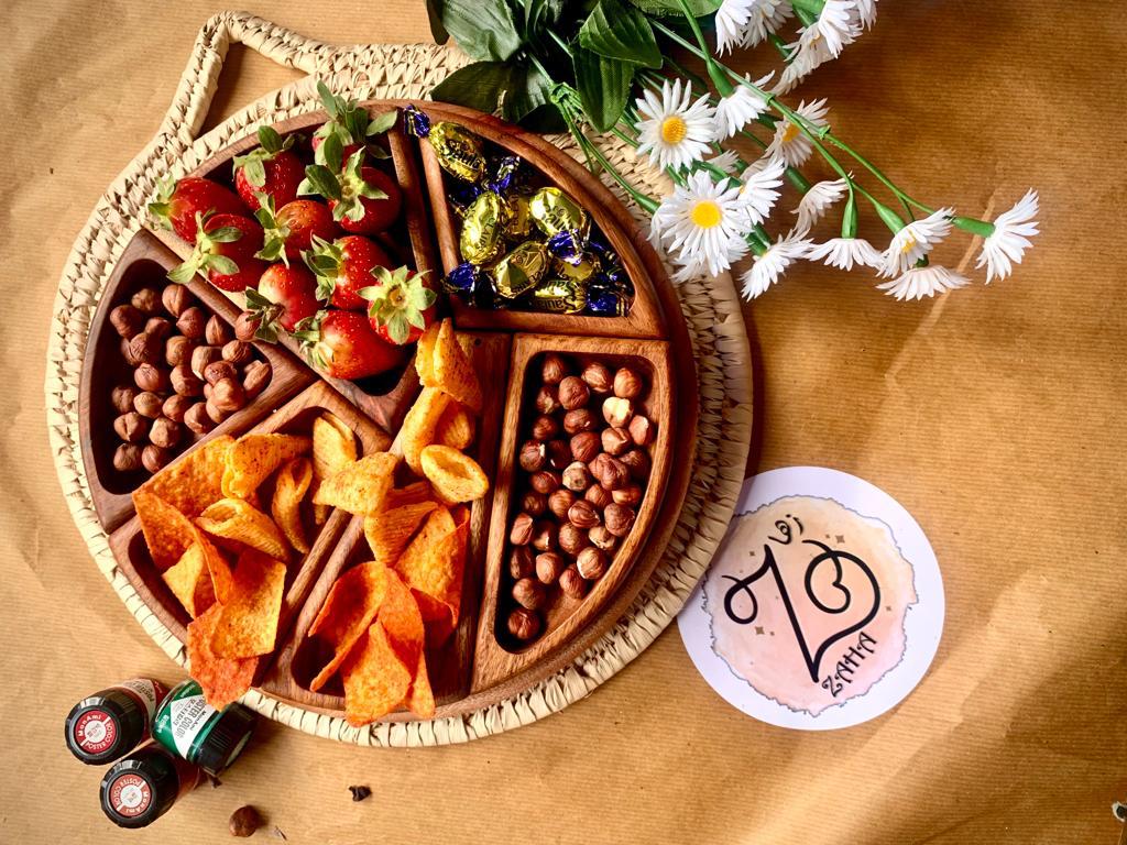 Wooden Nut Tray