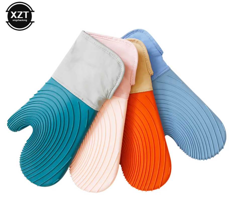 High Temperature Resistant Thickened Oven Mitts