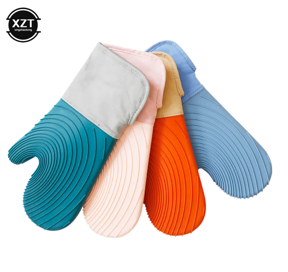 High Temperature Resistant Thickened Oven Mitts