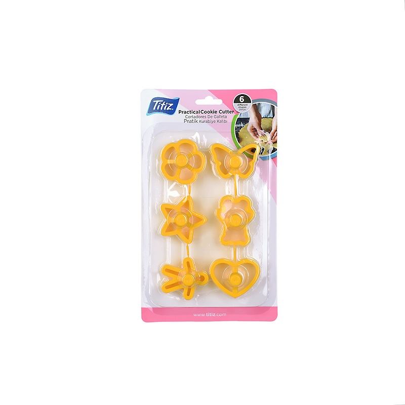 Titiz Plastic Cookie Cutter Set