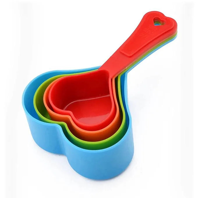 Heart Shaped Measuring Cups
