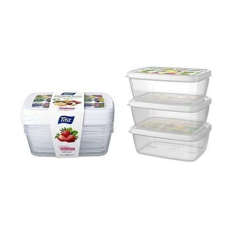 Titiz Aria Fridge Container Set of 3