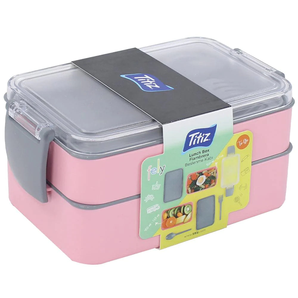 Titiz Two Compartment Feeding Container Set