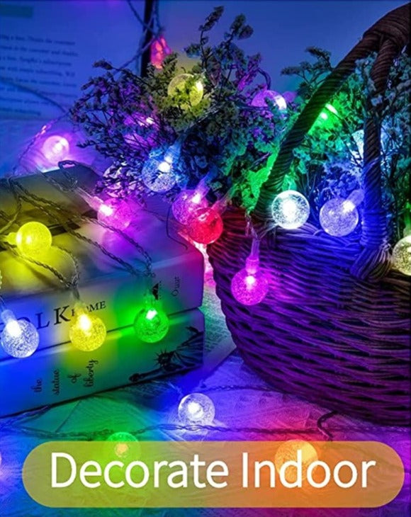 Color Changing Lights 20 Bulbs Multicolor Crystal Balls