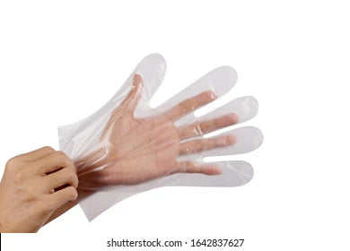 Disposable Plastic Hand Gloves (75 count)