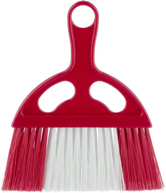 Titiz Small Broom Brush for Cleaning with Plastic Handle and Dustpan