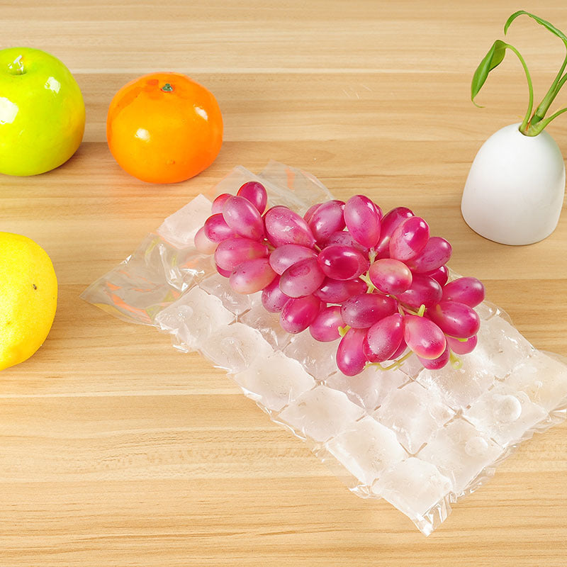 Disposable  Self-Sealing Plastic Ice Cube Tray Bags