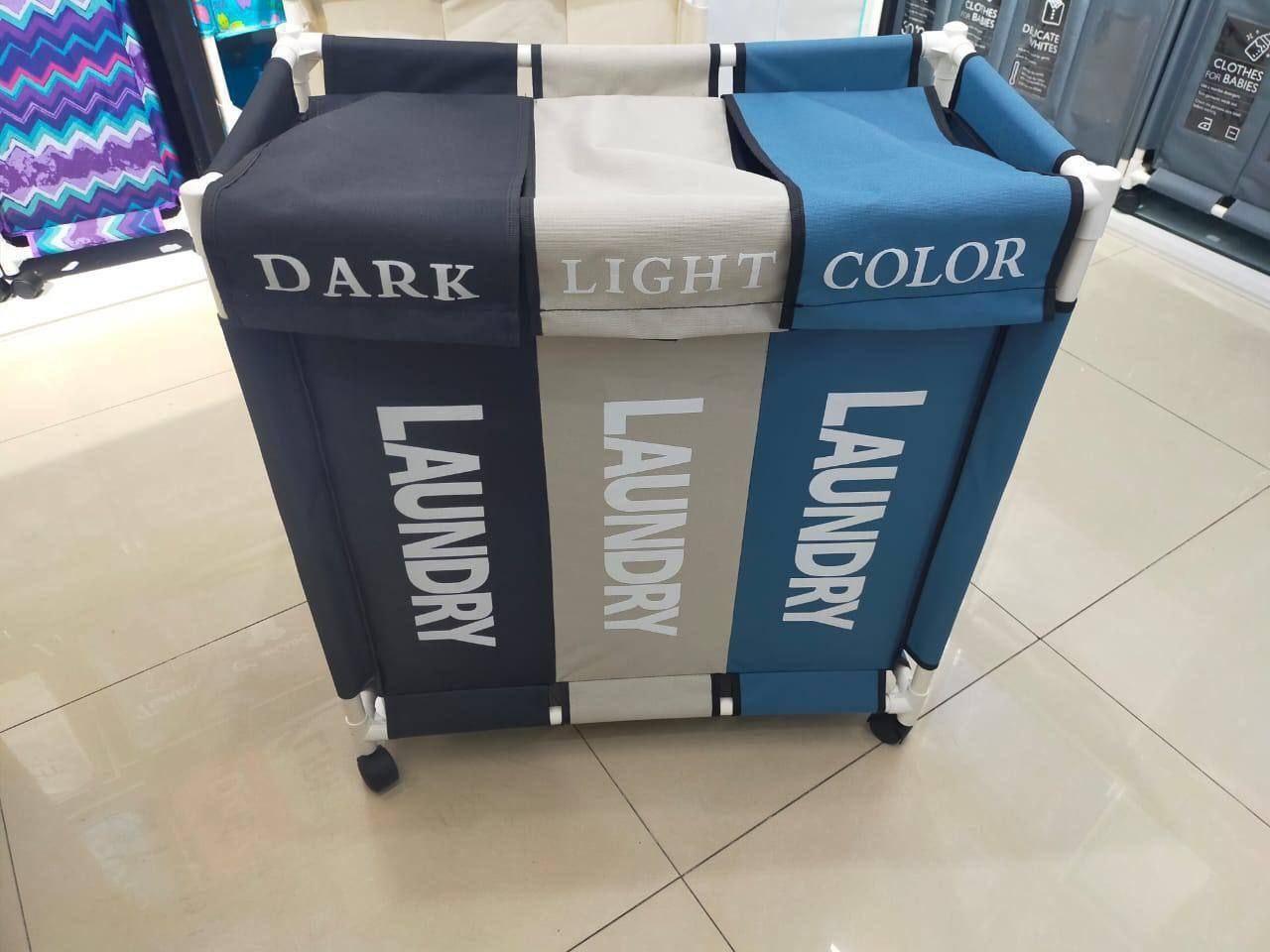 Dark, Light and Color Laundry Basket