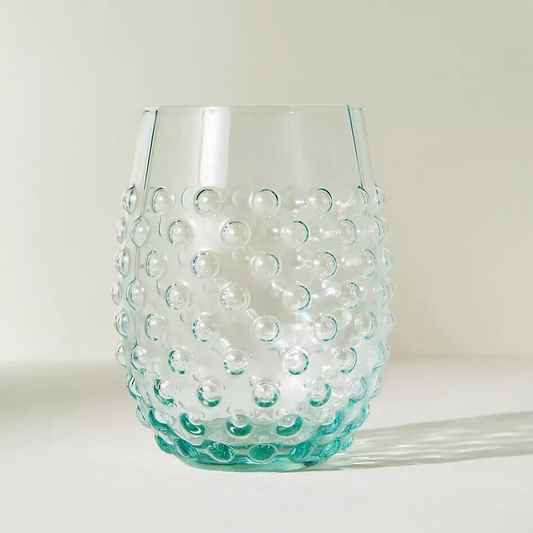 Set of 6 Hobnail Premium Glass Drinkware