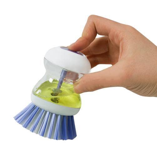 Titiz Soap Dispensing Palm Dish Brush